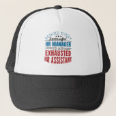 HR Assistant Funny Quote Human Resources Trucker Pet (Voorkant)