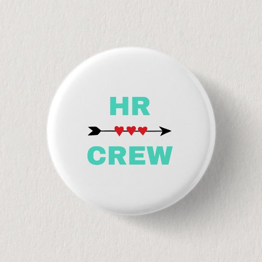 HR - bemanning 2 Ronde Button 3,2 Cm (Voorkant)