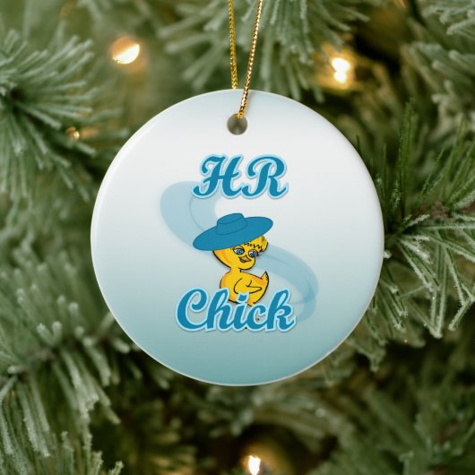 HR Chick #3 Keramisch Ornament (Boom)