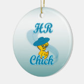 HR Chick #3 Keramisch Ornament (Links)