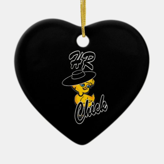 HR Chick #4 Keramisch Ornament (Voorkant)