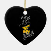 HR Chick #4 Keramisch Ornament (Achterkant)