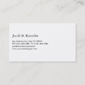 HR Consultant Visitekaartjes (Achterkant)