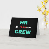 HR Crew Kaart (Gele Bloem)