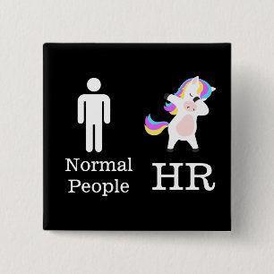 HR 🦄 Dabbing Eenhoorn Pin Button