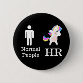 HR 🦄 Dabbing Eenhoorn  Pin Ronde Button 5,7 Cm (Voorkant)