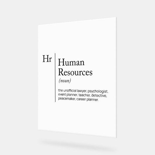 HR-definitiewoordenboek Acryl Bord (Hoek)