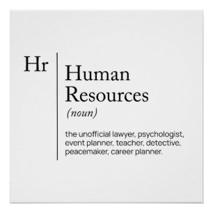 HR-definitiewoordenboek Perfect Poster
