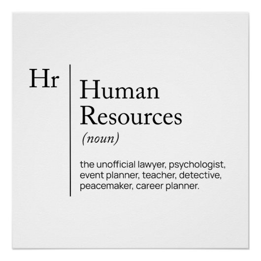 HR-definitiewoordenboek Perfect Poster (Voorkant)