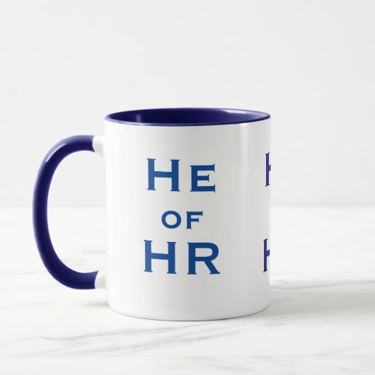 HR Funny Mannen Human Resources Gift Mok (Links)