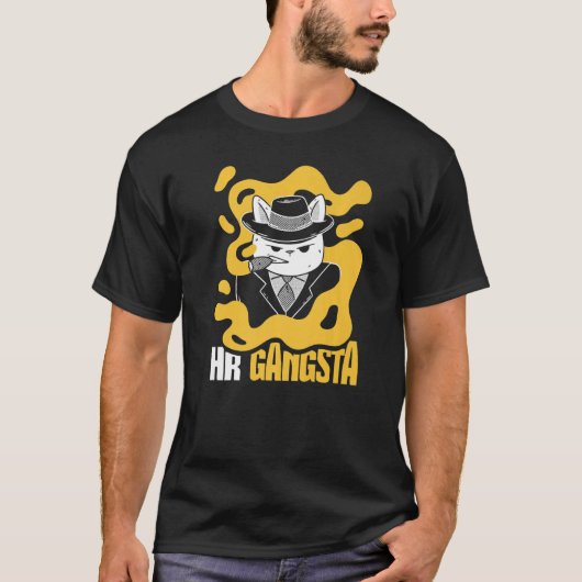 HR Gangsta Costume Human Resource T-shirt (Voorkant)