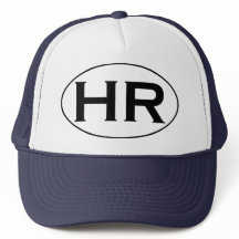 HR Hampton Roads Black en White Oval Logo