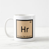 Hr - Harlem Renaissance Art Periodic Table Symbol Koffiemok (Links)