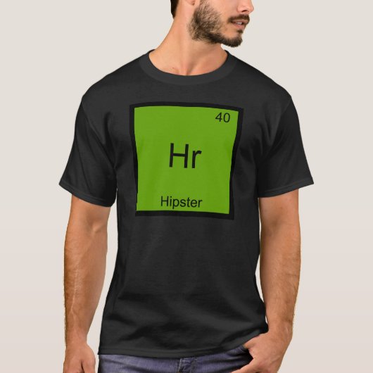Hr - Hipster Grappig Element Meme Chemie T-Shirt (Voorkant)