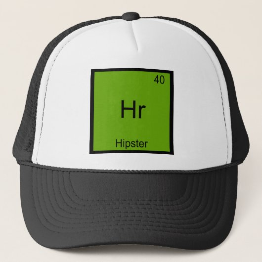 Hr - Hipster Grappig Element Meme Chemie T-Shirt Trucker Pet (Voorkant)