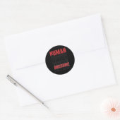 HR HR HR HR Resources Ager Recruiter Ronde Sticker (Envelop)