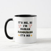 HR Human resources Mok, Cadeaus, Accent Black coff Mok (Links)