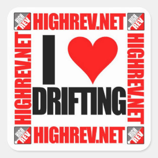 HR Ik hou van Drifting Sticker