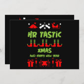 HR kerstcadeau Feestdagenkaart (Voorkant / Achterkant)