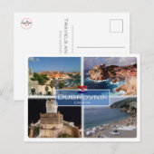 HR Kroatië - Dubrovnik - Briefkaart (Voorkant / Achterkant)