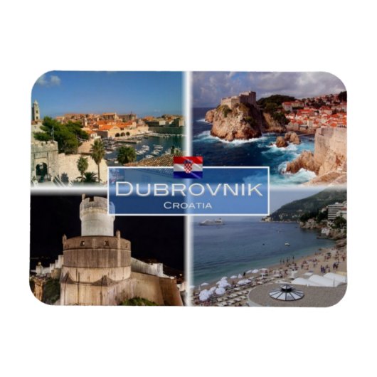 HR Kroatië - Dubrovnik - Magneet (Horizontaal)