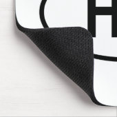 "HR" Kroatië Muismat (Hoek)