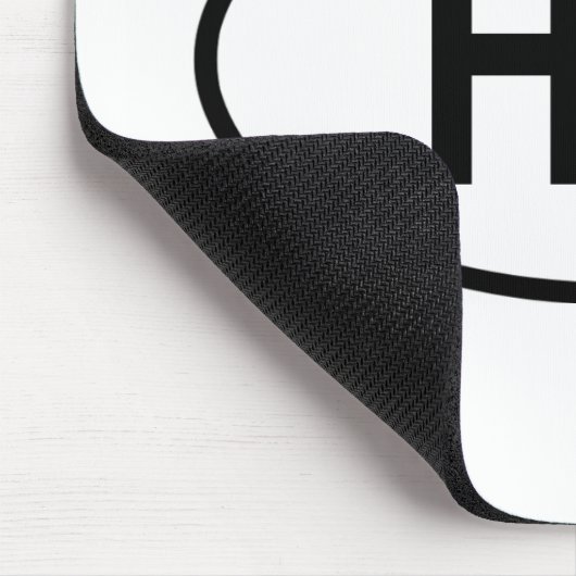 "HR" Kroatië Muismat (Hoek)