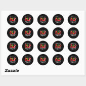 Hr Manager Elf Squad Kerst Wervingsmatching Ronde Sticker (Vel)