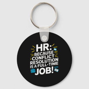 Hr-manager Human Resources Medewerker Werkplekdram Sleutelhanger