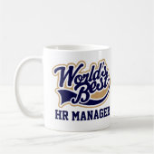 HR Manager Human Resources Worlds Best Gift Koffiemok (Links)