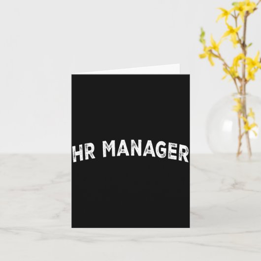 Hr Manager Kaart (Gele Bloem)