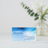 HR Manager - Modern Blue Creative Visitekaartje (Staand voorkant)