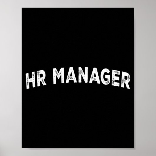 Hr Manager  Poster (Voorkant)