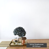 HR Manager Zwart Bureau Naambordje