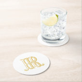 HR-monogram of RH-monogram onderzetters (Insitu)