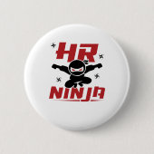 HR Ninja Human Resources Ronde Button 5,7 Cm (Voorkant)
