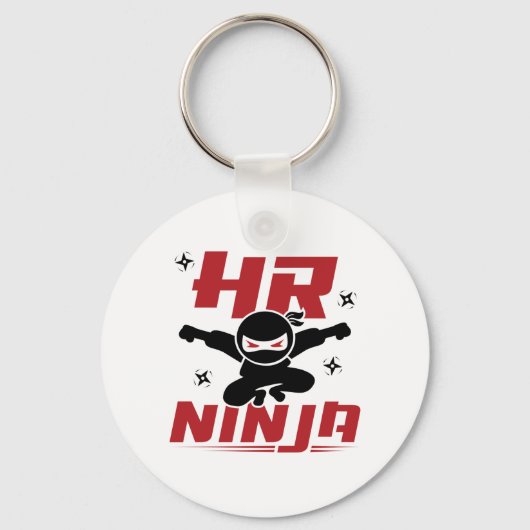 HR Ninja Human Resources Sleutelhanger (Voorkant)