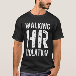 Hr-overtreding lopen t-shirt
