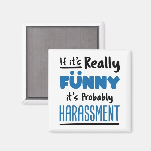 HR Personeel als het echt grappig is Magneet (Voorkant / Achterkant)