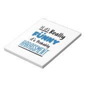 HR Personeel als het echt grappig is Notitieblok (Linkerzijde)