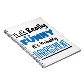 HR Personeel als het echt grappig is Notitieboek (Rechterzijde)