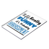 HR Personeel als het echt grappig is Notitieboek (Linkerzijde)