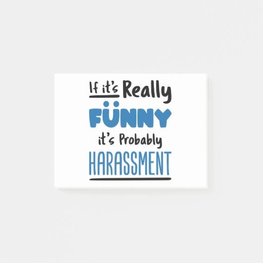 HR Personeel als het echt grappig is Post-it® Notes (Voorkant)