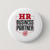 HR Personeel bedrijfspartner Ronde Button 5,7 Cm (Voorkant)