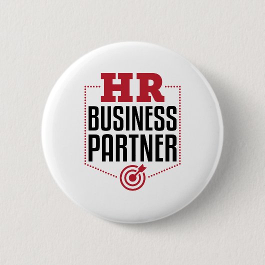 HR Personeel bedrijfspartner Ronde Button 5,7 Cm (Voorkant)