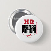 HR Personeel bedrijfspartner Ronde Button 5,7 Cm (Voorkant /achterkant)
