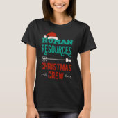 HR Personeel Kerstman Crew Team T-shirt (Voorkant)