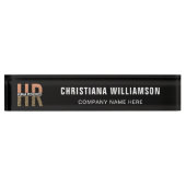 HR Personeelsleden luipaard afdrukken HR - Aangepa Naambordje (Voorkant)