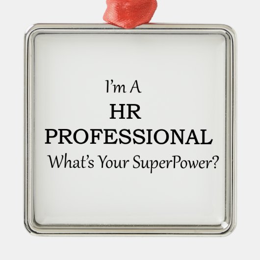 HR Professional Metalen Ornament (Voorkant)