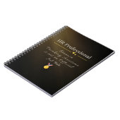 HR-professional notebook – Grappige quote Notitieboek (Linkerzijde)
